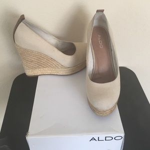 ALDO Drewel linen wedges