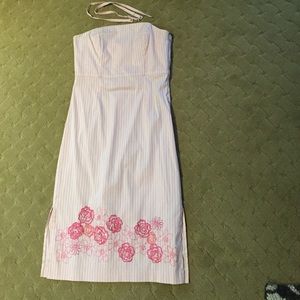 Pink sundress by The limited