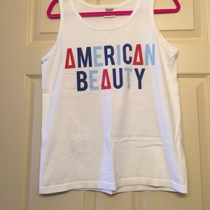 Tri delta American tank top!