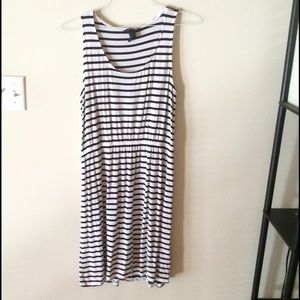 Striped cotton dress