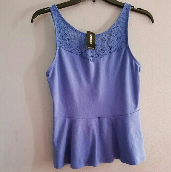 Express peplum shirt