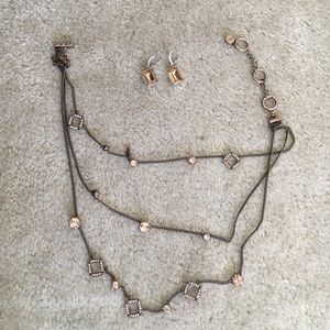 Givenchy necklace and earrings