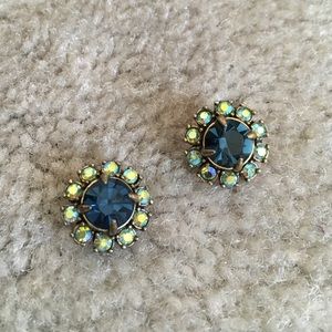 J. Crew floral earrings