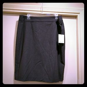 Grey Calvin Klein Office Skirt