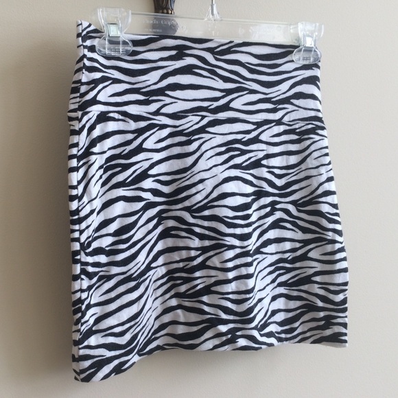 Sexy Zebra Print Mini-Skirt