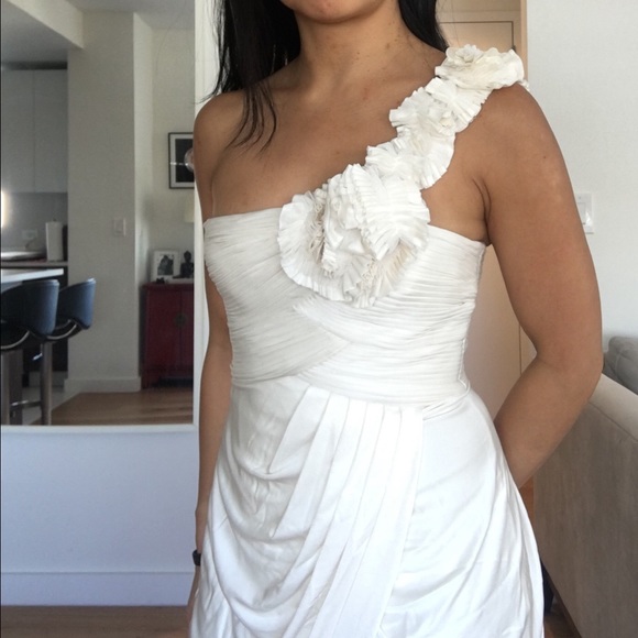 BCBG one shoulder dress