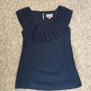 Cute blue top from Anthropologie