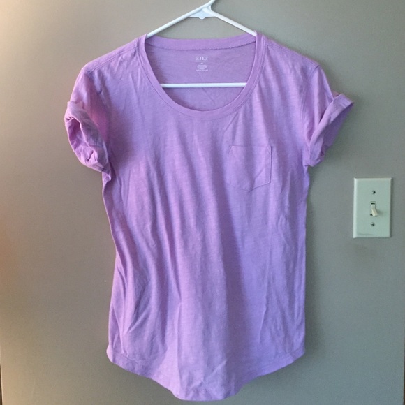 Lavender T Shirt with Pocket