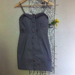 FOREVER 21 mini dress in pewter/grey.Super flirty.