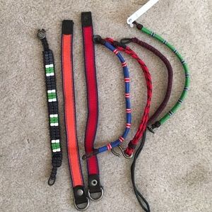 Assorted Hollister and Abercrombie bracelets men