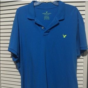 Blue Polo Style Shirt