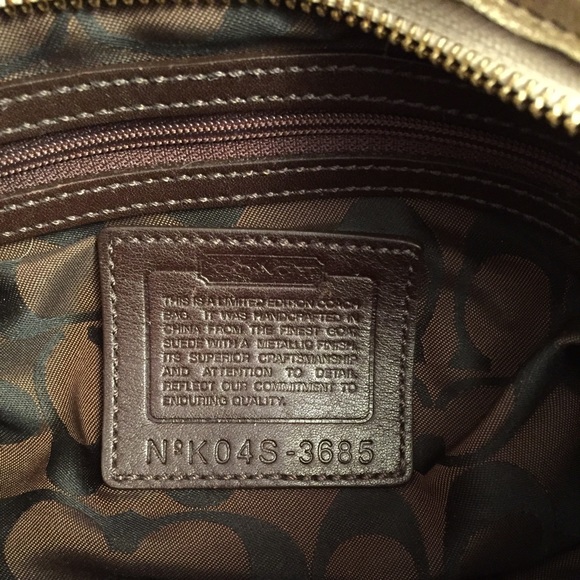 Gold Coach Bag - Picture 4 of 4