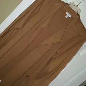 Camel colored Duster/Sweater