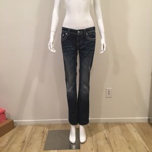 Used Miss Me Flared Jeans Size 26