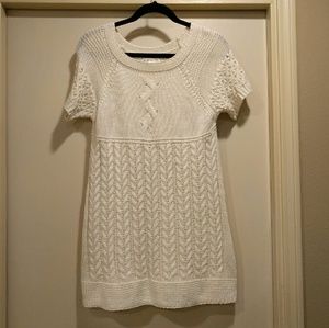 Knitted Dress with Pearls