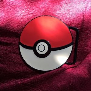 Pokeball belt buckle