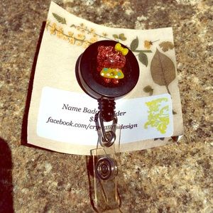 Name badge holder. NWT