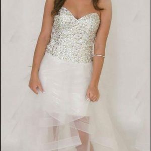 Jovani White Prom Dress!