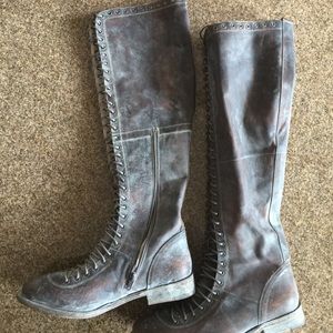 Worn look Over the Knee Boots