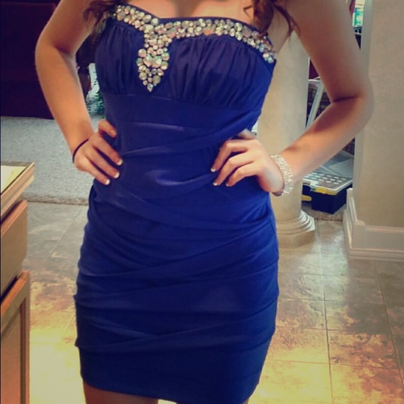 Blue Homecoming dress!