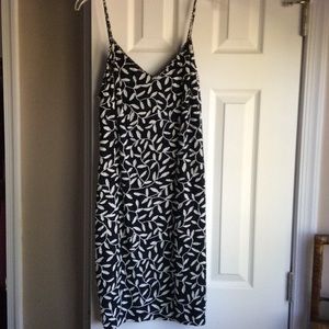 Black & White beaded dress