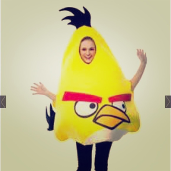 Angry Birds yellow adult costume (neoprene type)
