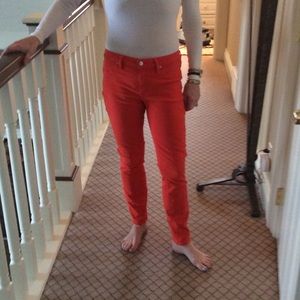 Orange jeans
