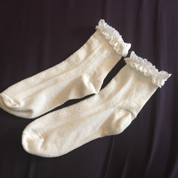 Urban Outfitters frilled lace socks