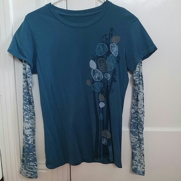 PrAna long-sleeve burnout tee