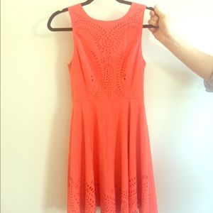 ModCloth new w tags coral party dress