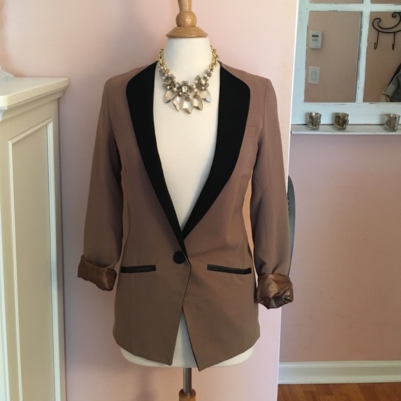 Two tone blazer