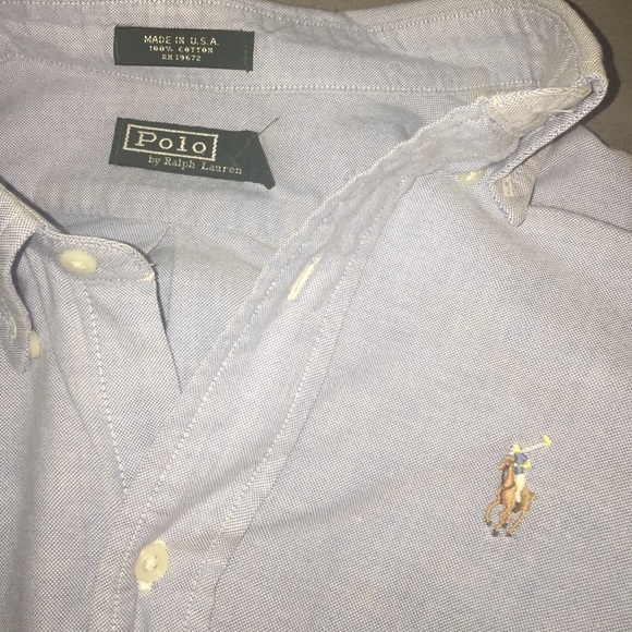 Blue/denim button down, long sleeve - Ralph Lauren
