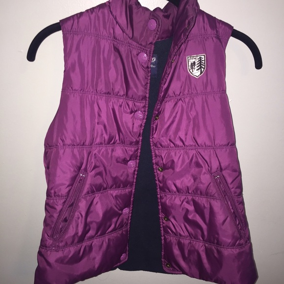American Eagle purple vest
