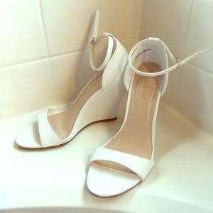 Wedge ankle strap sandals