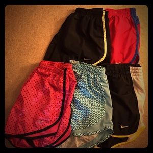 5 pair of gently worn Nike shorts!