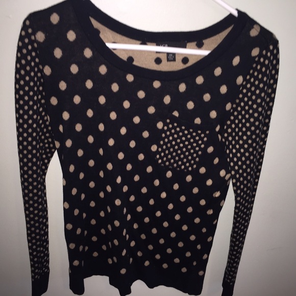 Polka dot sweater