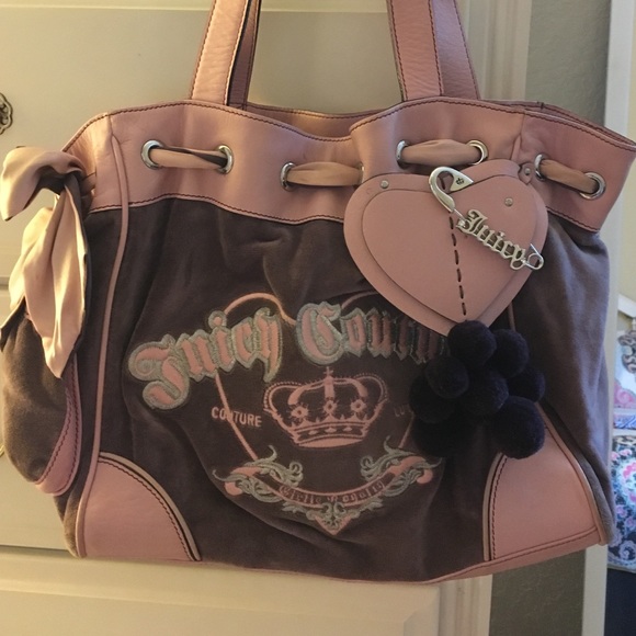 Juicy Couture handbag- pink and purple