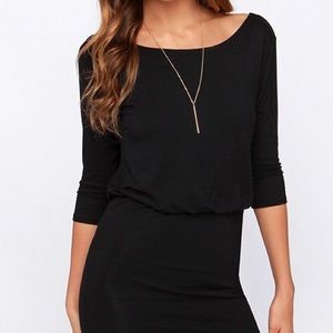 Lulu's exclusive all or nothing backless dress