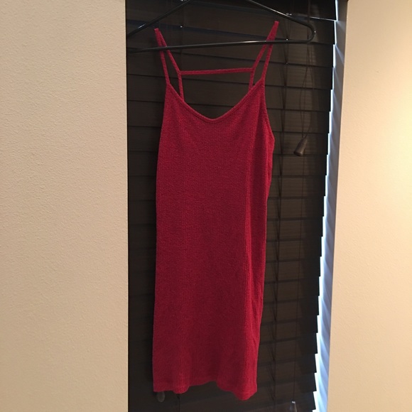 Topshop red dress