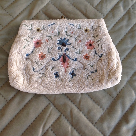Vintage Beaded and Embroidered Purse