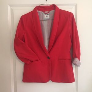 Red blazer