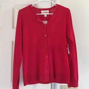 NWT merino wool cardigan size medium