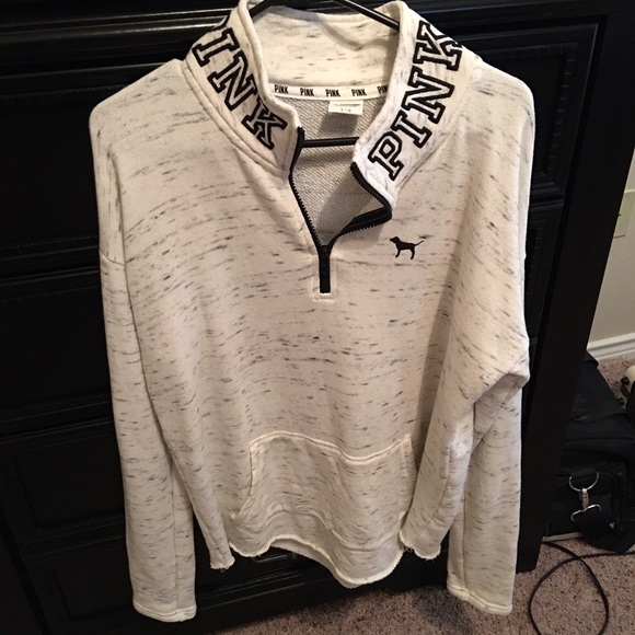 Victoria's Secret pink half zip jacket