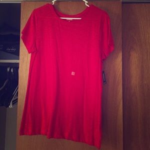 Express red cotton tshirt