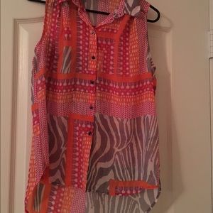 Cute high/low tank top