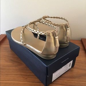 Cole Haan Gold Abbe Sandal