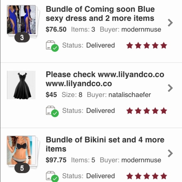 Black vintage dress - Picture 4 of 4