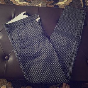 Black and White polka-dot pants
