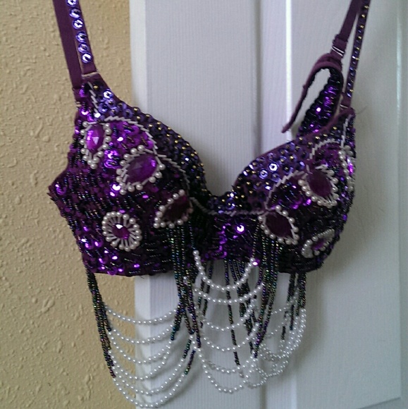 Sequined Belly dance bra