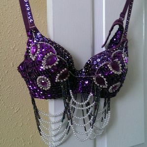 Sequined Belly dance bra